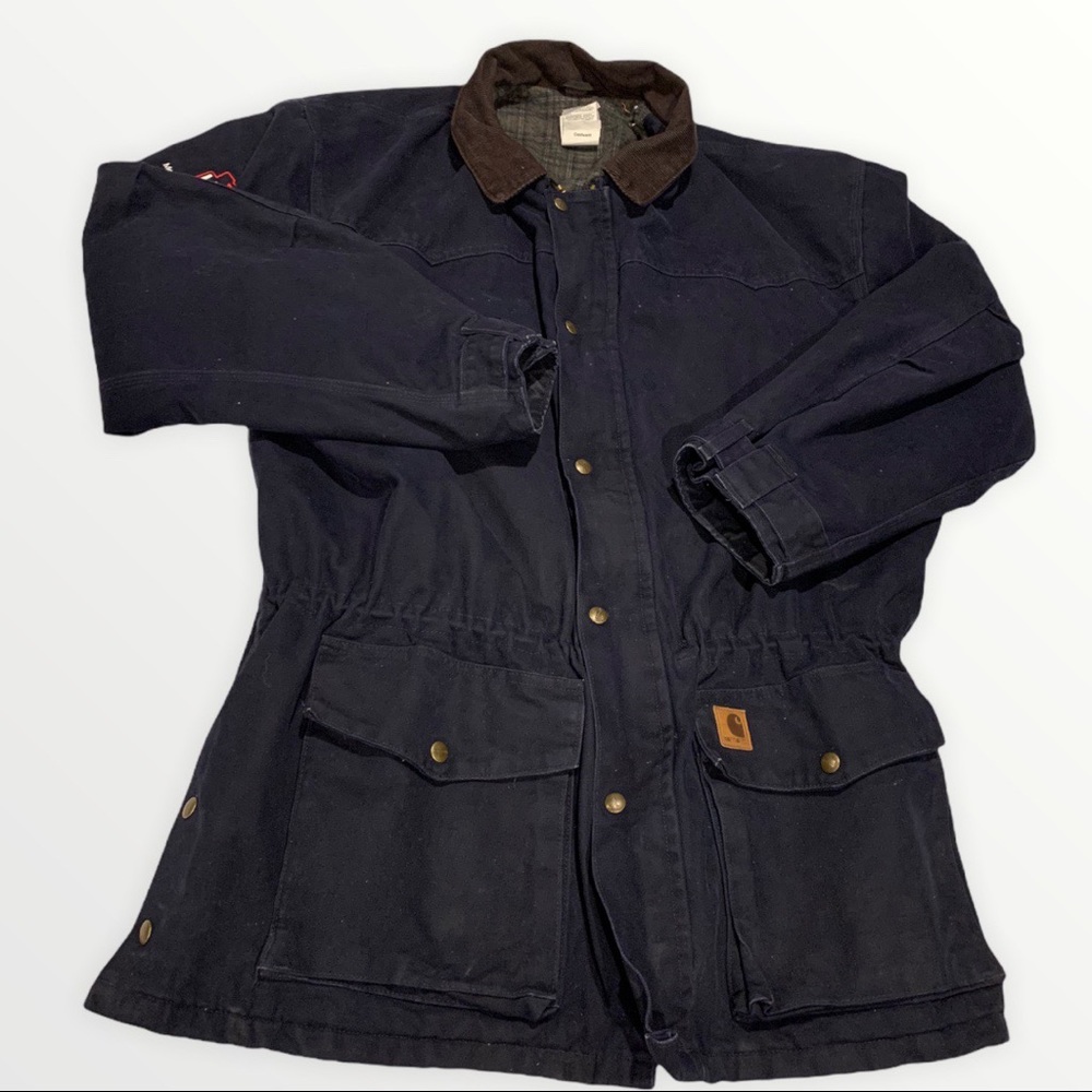 Navy carhartt Jacket